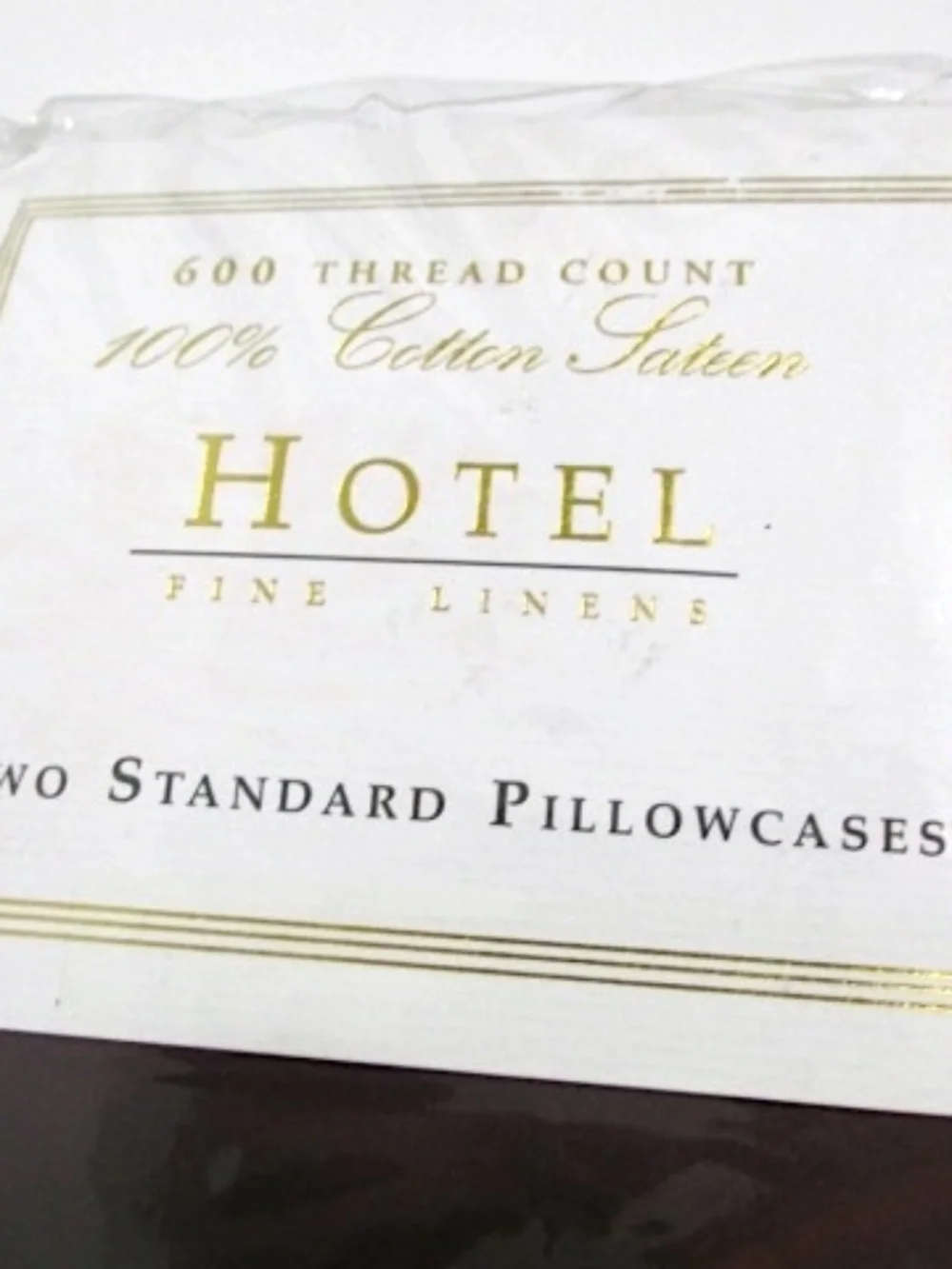 Burgundy 600 Thread Count Cotton Sateen Pillowcases, NWOT